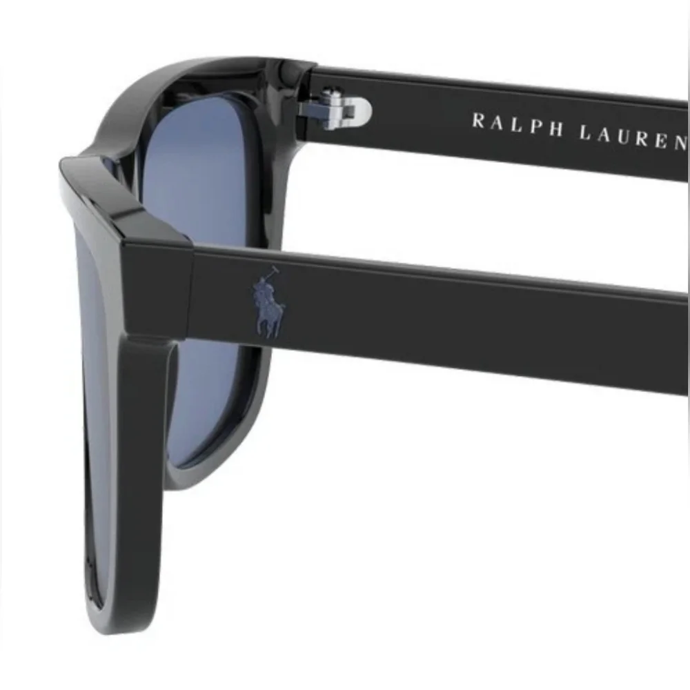 Polo Ralph Lauren Man Sunglasses PH4167 500180 56mm Black - Blue Lens (NIB) - Picture 5 of 7